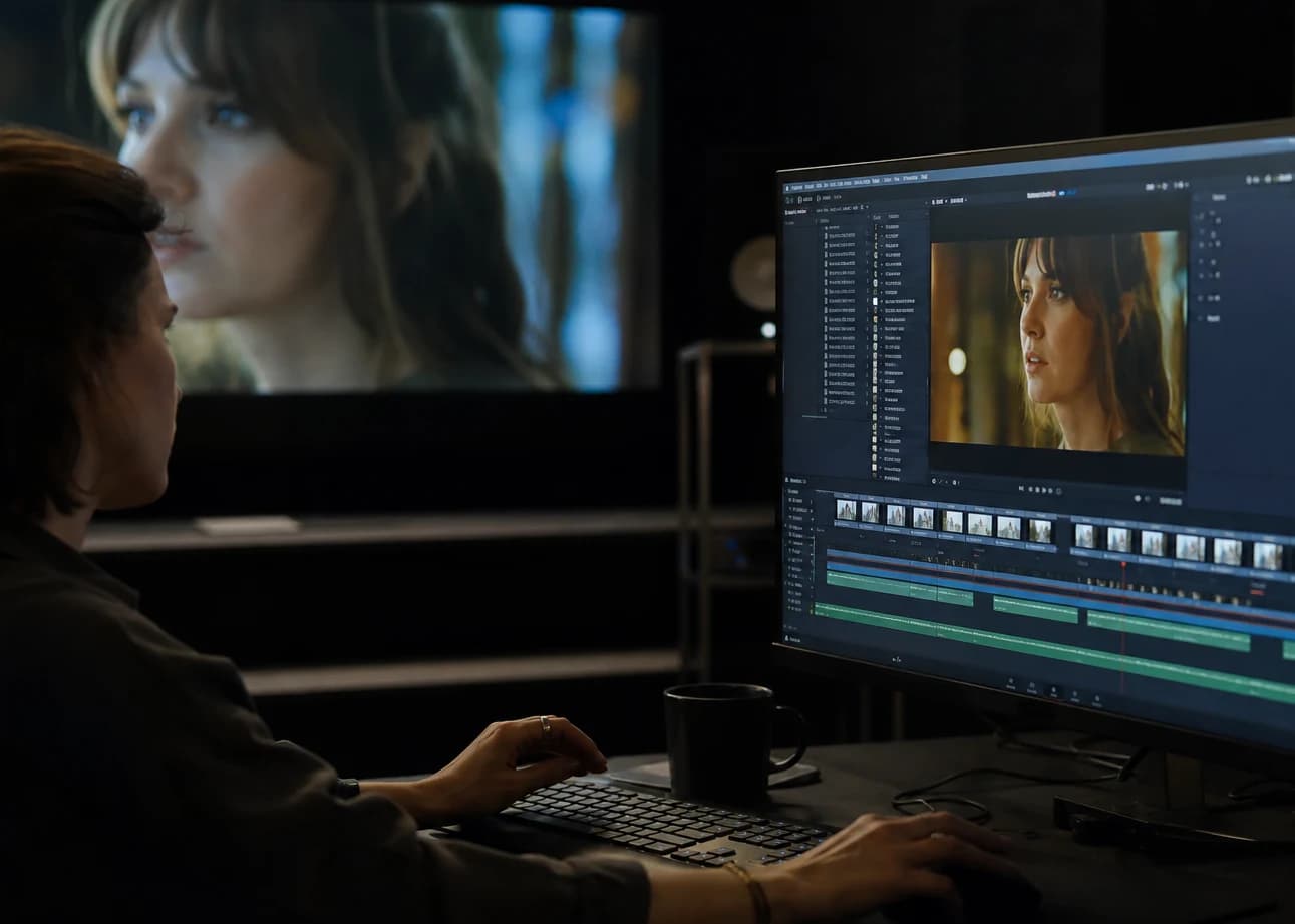 Workflow en trois temps : brief minimal, batch court avec grille QA, puis post-production sobre pour la diffusion