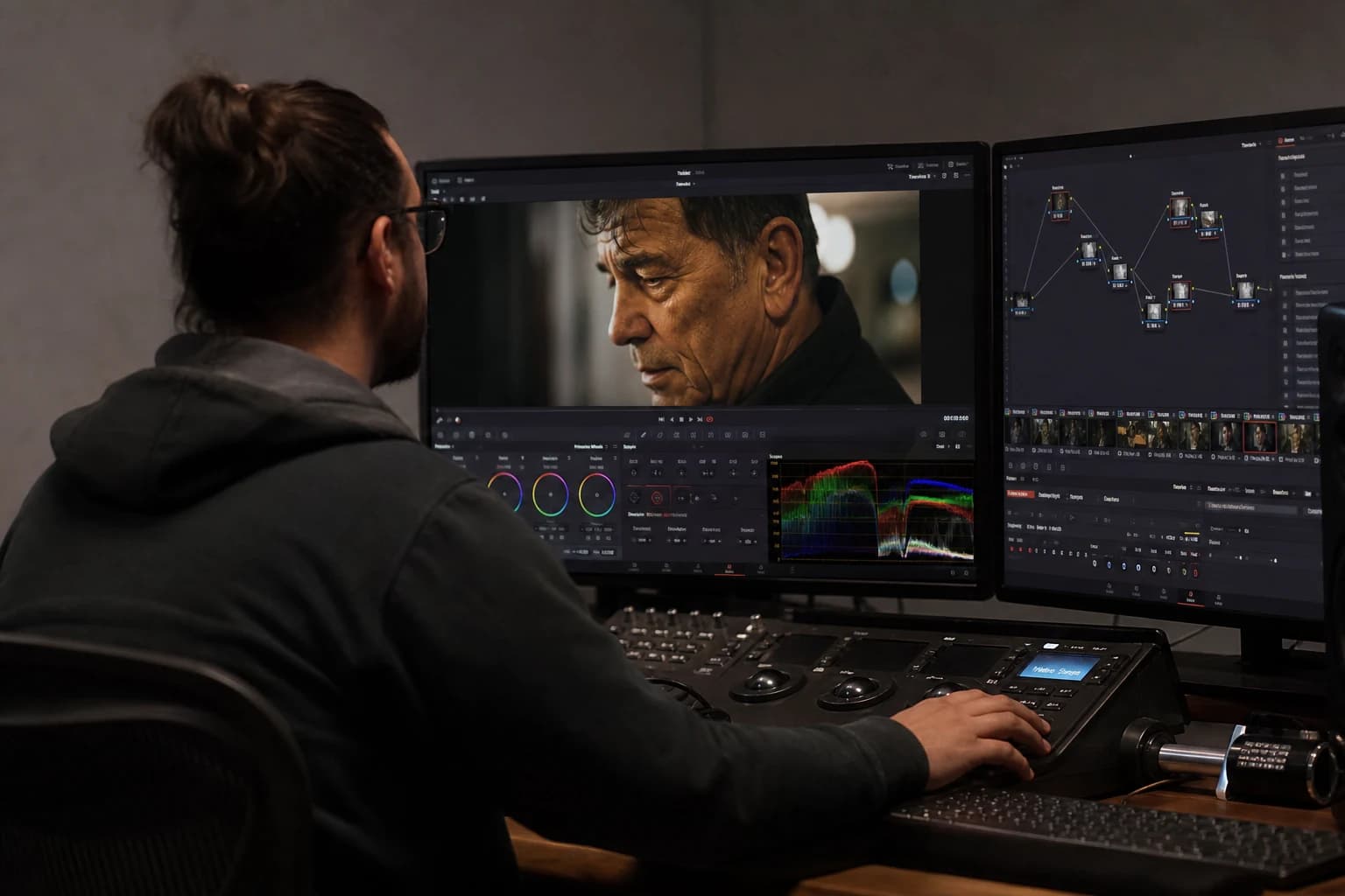 Aperçu : Comment étalonner une vidéo IA dans DaVinci Resolve