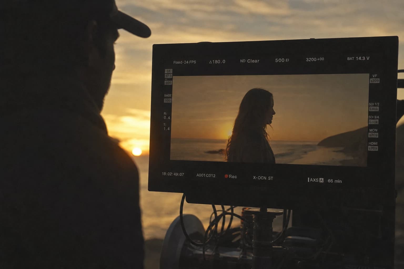Timeline finale montage sprint avec couches audio, marqueurs QC et exports master