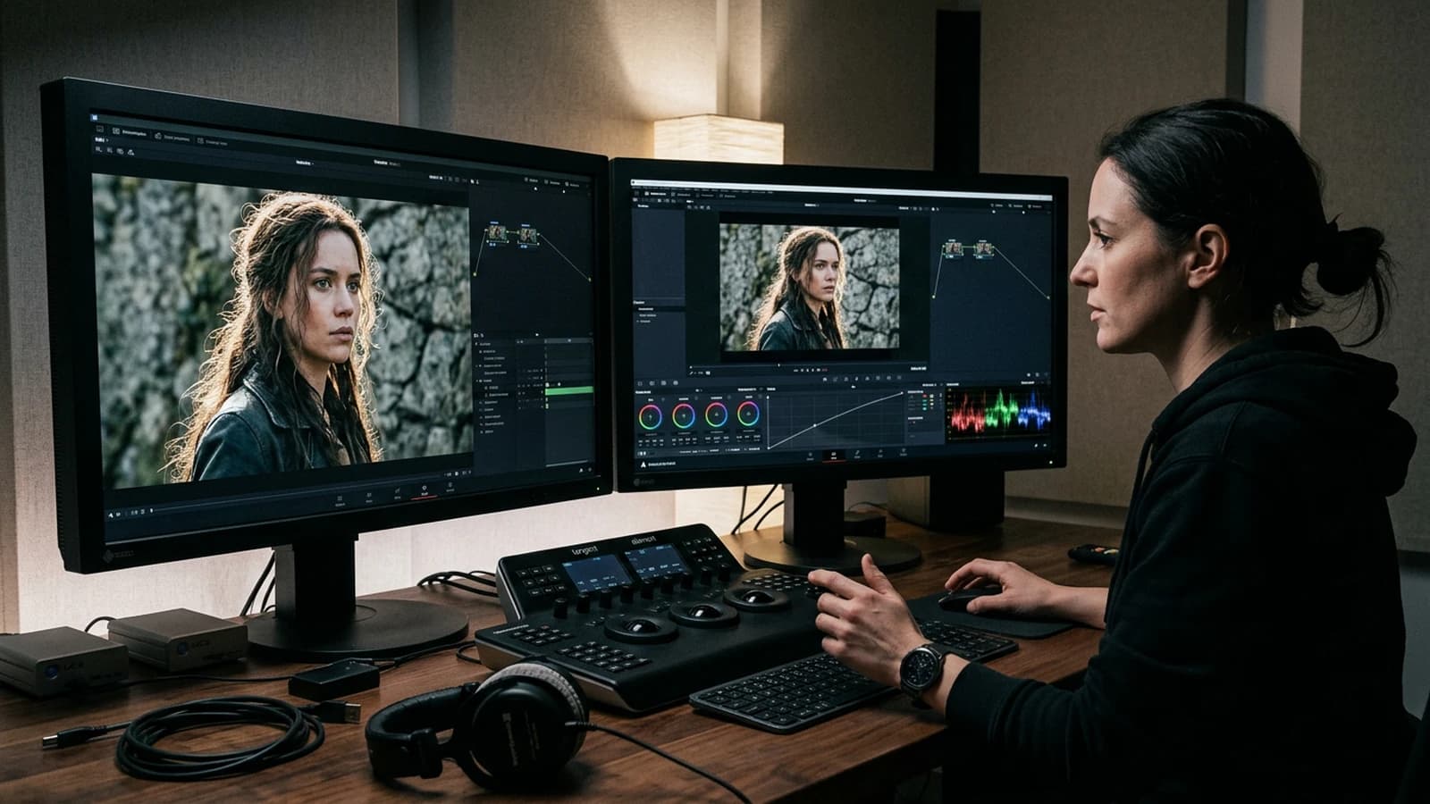 Second repère : chaine export et upscale.