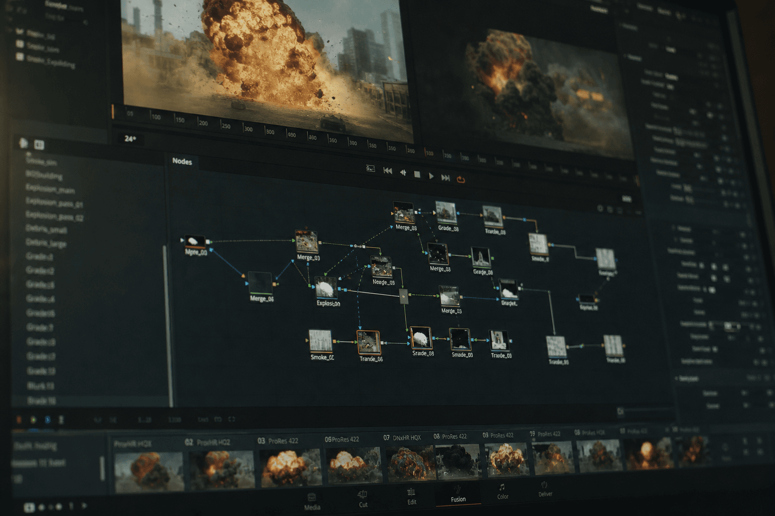 Workflow VFX IA en trois passes avec structure style et intégration lumière